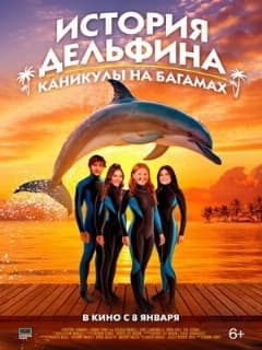 Постер История дельфина: Каникулы на Багамах